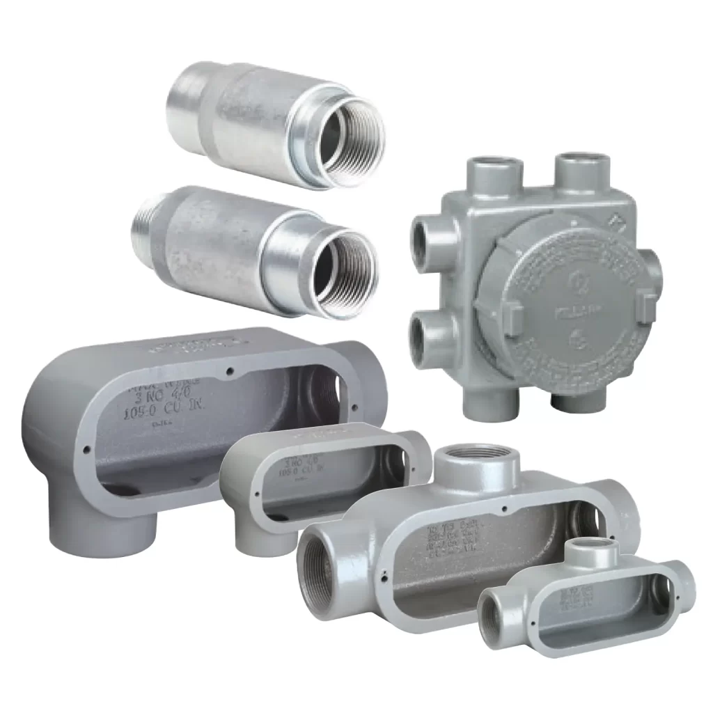 fitting eléctrico industrial heavy duty para faenas mineras WTN Electropower