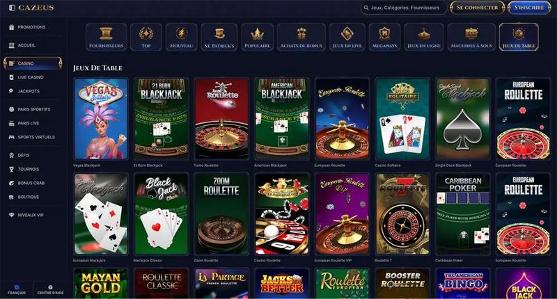 Le casino Cazeus vous promet plus qu’un simple jeu
